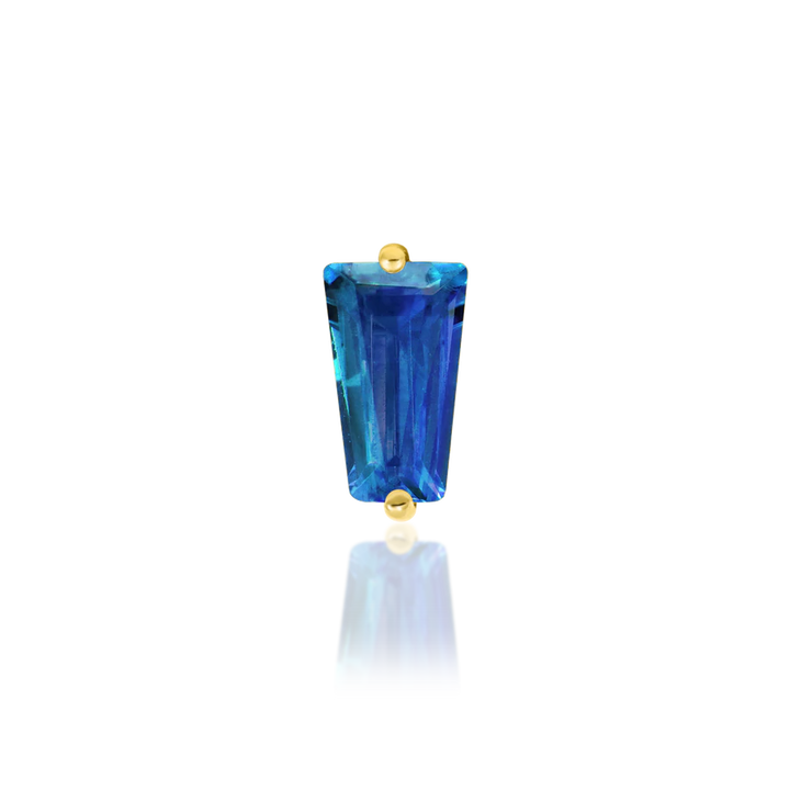 Hallie Sapphire CZ /YG